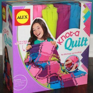 ALEX Toys Craft Knot A Quilt Kit No Stitching No Sewing Knotting